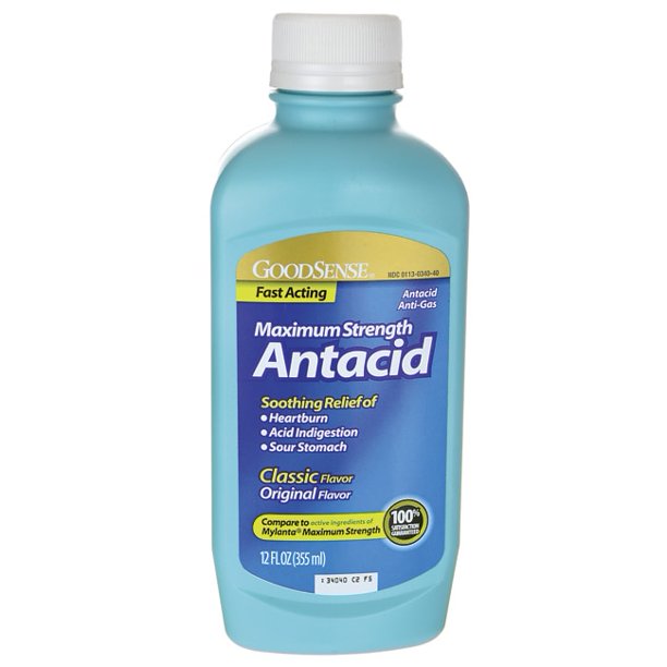 GOODSENSE Maximum Strength Antacid&Gas relief 12FLOZ