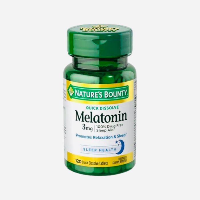 Nature's Bounty Melatonin Sleep Aid Tablets - 3mg, 120 tablets