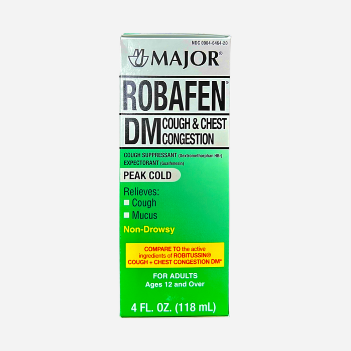 Major Robafen - DM Cough & Chest Congestion, 4 FL OZ
