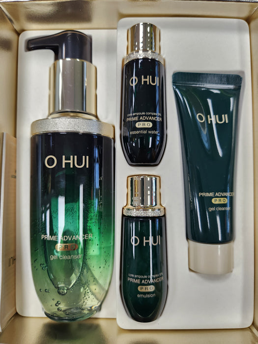 O HUI Prime Advancer Pro gel cleanser special set