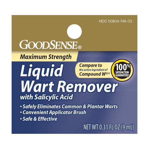 GOODSENSE Maximum Strength Liquid Wart Remover with Salicylic acid 0.31floz
