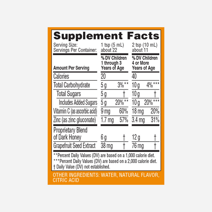 Zarbee's Naturals Children's Cough Syrup with Dark Honey, Grape Flavor, 4 fl oz