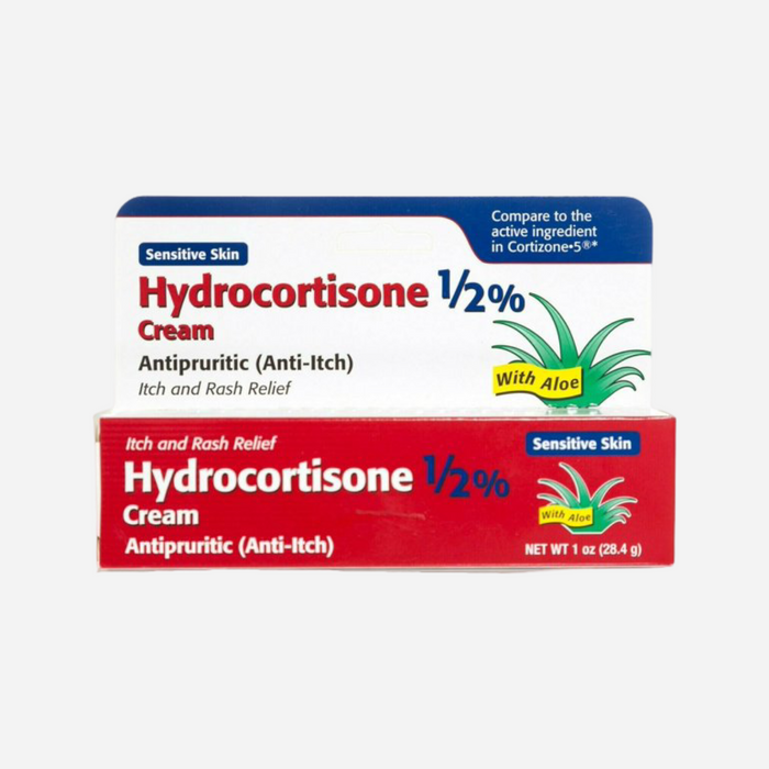 Taro - Hydrocortisone 1/2%, Itch and Rash Relief, Cream Antipruritic (Anti-Itch), 1 OZ